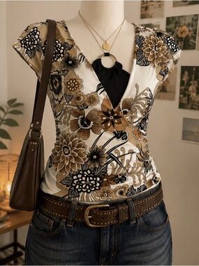 Vintage Y2K IZ Byer California Top